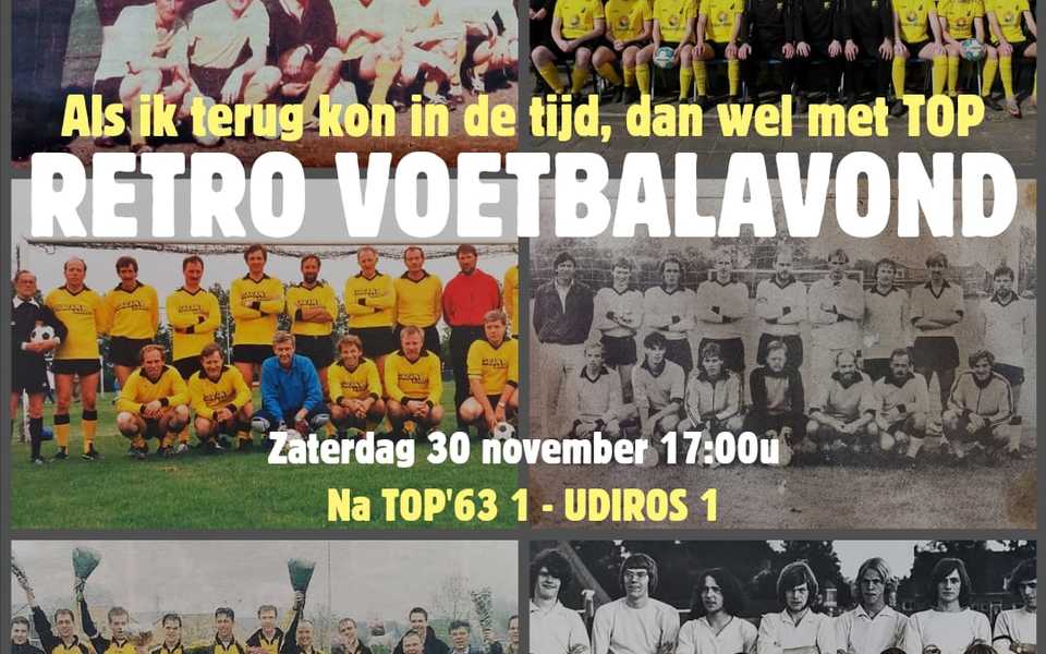 Retro Voetbalavond bij TOP'63