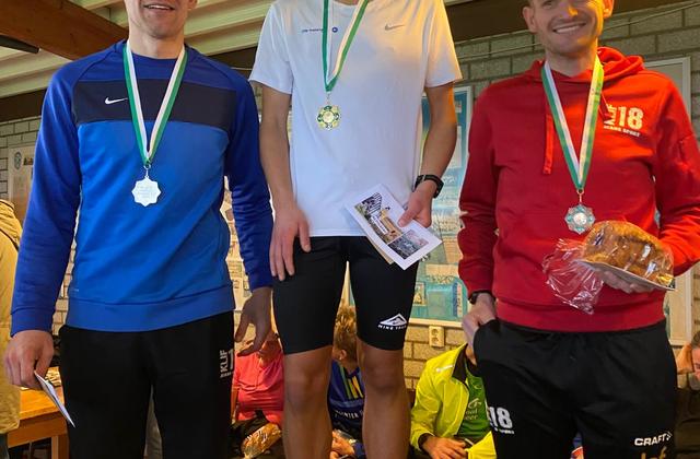 Rick van der Zee, winnaar van de Gaasterlân Run Marathon 2024